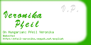 veronika pfeil business card